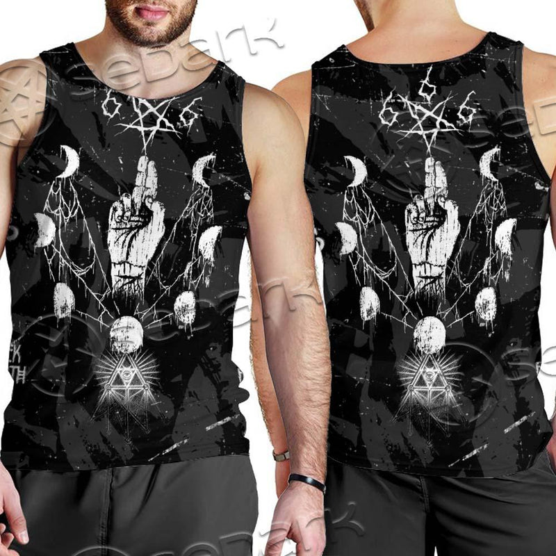 Satan The Wish Of Enmity SED-0647 Men Tank-tops
