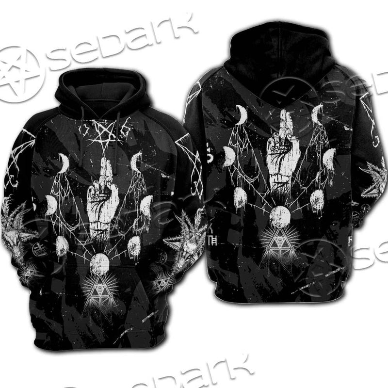 Satan The Wish Of Enmity SED-0647 Hoodie & Zip Hoodie Raglan