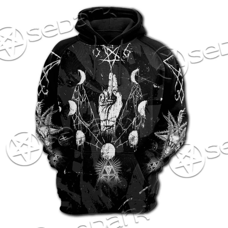 Satan The Wish Of Enmity SED-0647 Hoodie & Zip Hoodie Raglan