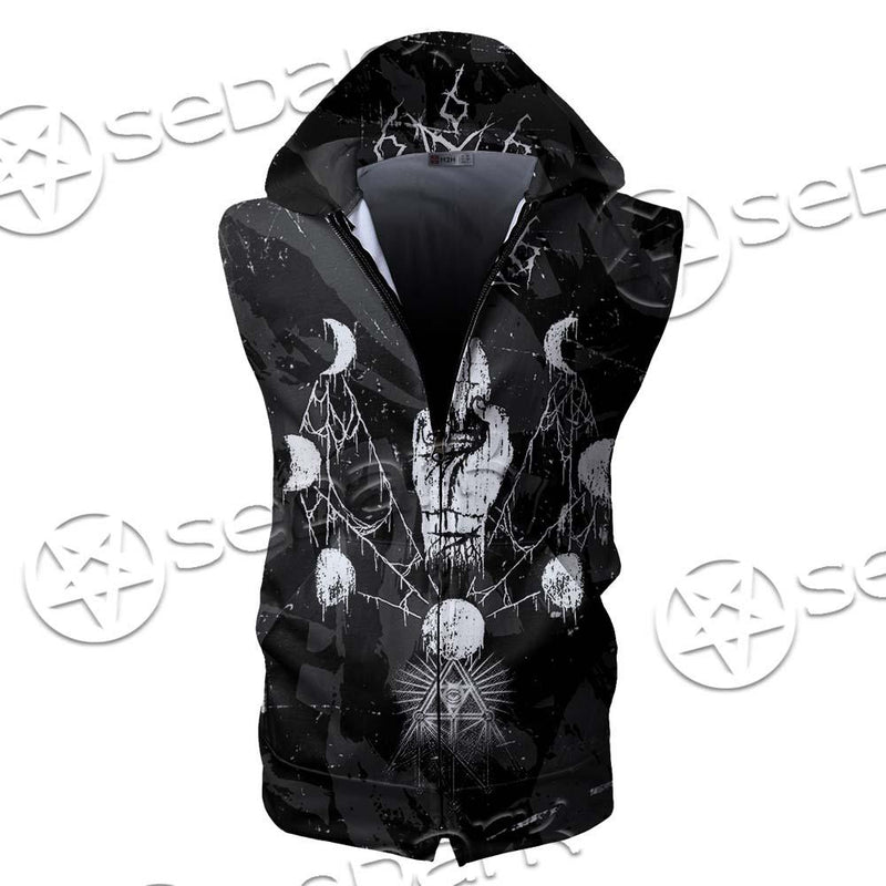 Satan The Wish Of Enmity SED-0647 Zip Sleeveless Hoodie