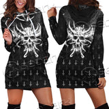 Satanic Skull Smile SED-0648 Hoodie Dress