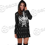 Satanic Skull Smile SED-0648 Hoodie Dress