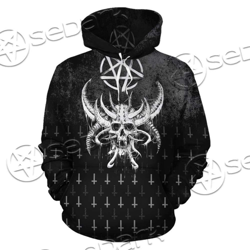 Satanic Skull Smile SED-0648 Hoodie & Zip Hoodie