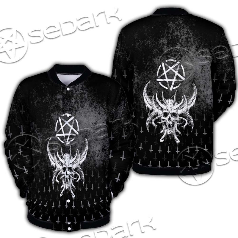 Satanic Skull Smile SED-0648 Button Jacket
