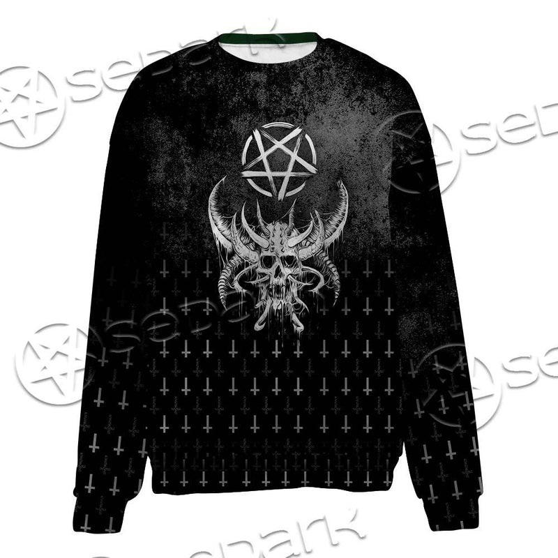 Satanic Skull Smile SED-0648 Unisex Sweatshirt
