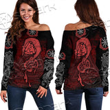 Viking Serpent SED-0649 Off Shoulder Sweaters