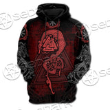 Viking Serpent SED-0649 Hoodie & Zip Hoodie Raglan