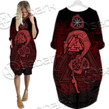 Viking Serpent SED-0649 Batwing Pocket Dress