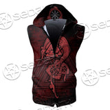 Viking Serpent SED-0649 Zip Sleeveless Hoodie