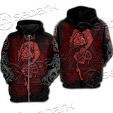 Viking Serpent SED-0649 Hoodie & Zip Hoodie Raglan