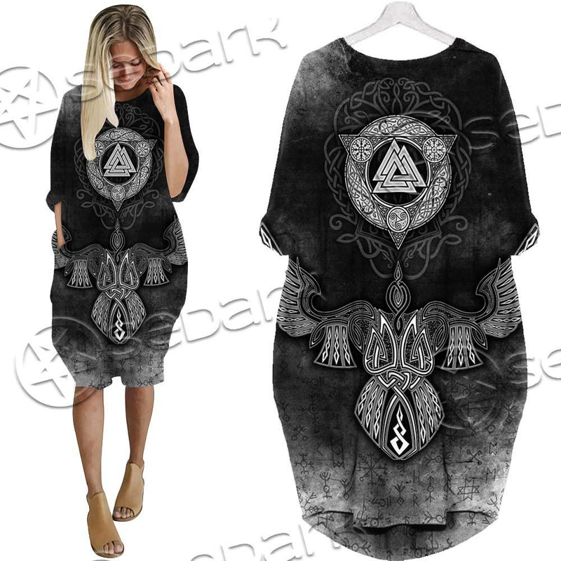 Viking Warrior SED-0650 Batwing Pocket Dress