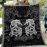 The Nordic Monster Wolf Viking SED-0653 Quilt