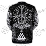 Viking Magical Runic Compass SED-0654 Button Jacket