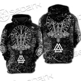 Viking Magical Runic Compass SED-0654 Hoodie & Zip Hoodie Raglan