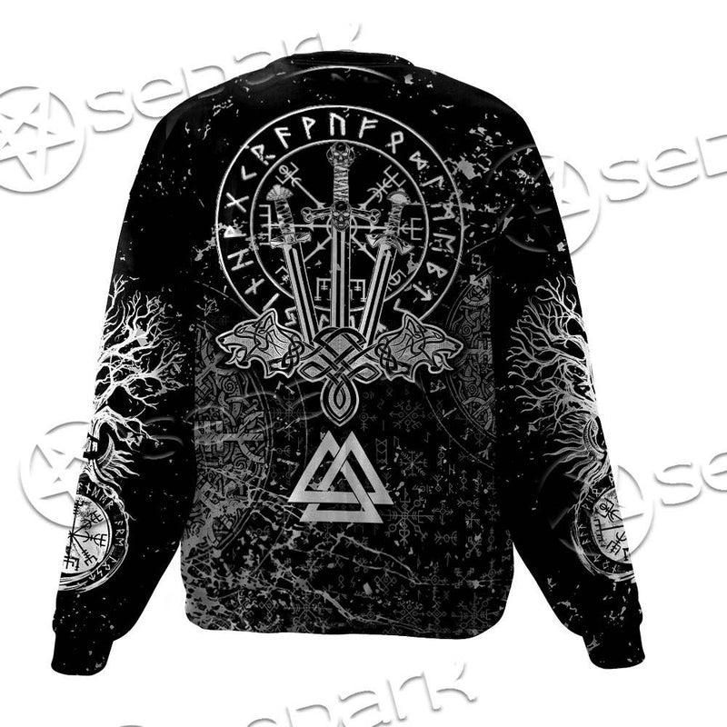 Viking Magical Runic Compass SED-0654 Unisex Sweatshirt