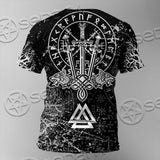 Viking Magical Runic Compass SED-0654 Unisex T-shirt