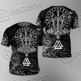 Viking Magical Runic Compass SED-0654 Unisex T-shirt