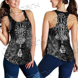 Viking Magical Runic Compass SED-0654 Women Tank Top