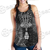 Viking Magical Runic Compass SED-0654 Women Tank Top