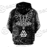 Viking Magical Runic Compass SED-0654 Hoodie & Zip Hoodie Raglan