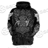 Viking Thor'S Hammer SED-0655 Hoodie & Zip Hoodie Raglan