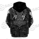 Viking Thor'S Hammer SED-0655 Hoodie & Zip Hoodie Raglan