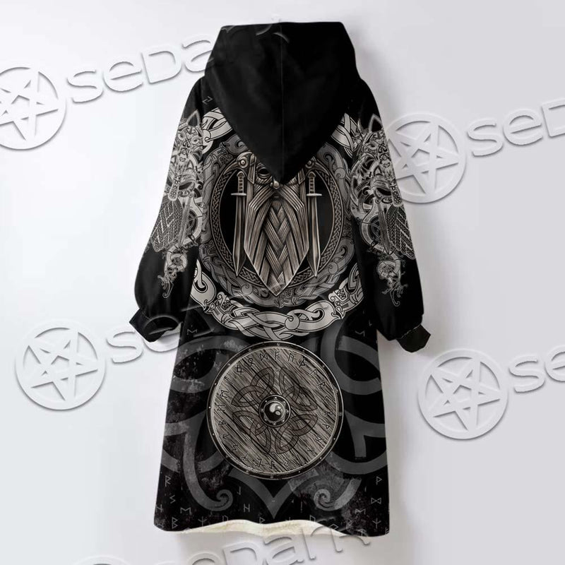 Vking Odin SED-0656 Oversized Sherpa Blanket Hoodie