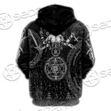 Occult Art SED-0657 Hoodie & Zip Hoodie Raglan