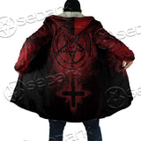 Red Sigil Of Baphomet SED-0658 Cloak
