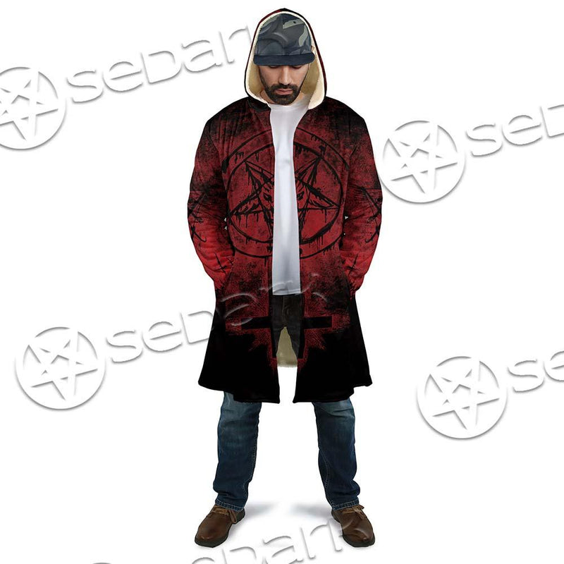 Red Sigil Of Baphomet SED-0658 Cloak