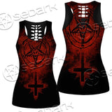 Red Sigil Of Baphomet SED-0658 Women Tank Top
