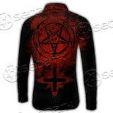 Red Sigil Of Baphomet SED-0658 Shirt Allover