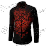 Red Sigil Of Baphomet SED-0658 Shirt Allover