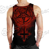 Red Sigil Of Baphomet SED-0658 Men Tank-tops