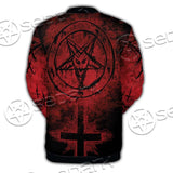 Red Sigil Of Baphomet SED-0658 Button Jacket