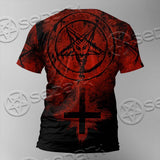 Red Sigil Of Baphomet SED-0658 Unisex T-shirt