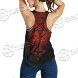 Red Sigil Of Baphomet SED-0658 Women Tank Top