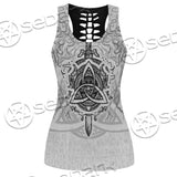 Ancient Viking Warrior Symbols SED-0659 Women Tank Top