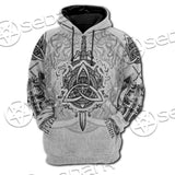 Ancient Viking Warrior Symbols SED-0659 Hoodie & Zip Hoodie Raglan