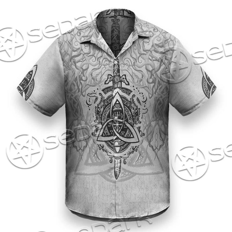Ancient Viking Warrior Symbols SED-0659 Shirt Allover
