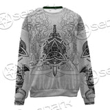 Ancient Viking Warrior Symbols SED-0659 Unisex Sweatshirt