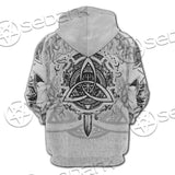 Ancient Viking Warrior Symbols SED-0659 Hoodie & Zip Hoodie Raglan