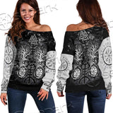 Viking Symbol Tree Of Life SED-0660 Off Shoulder Sweaters