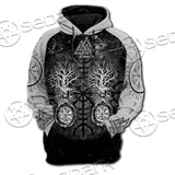 Viking Symbol Tree Of Life SED-0660 Hoodie & Zip Hoodie Raglan