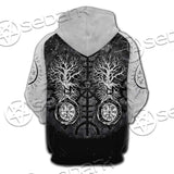 Viking Symbol Tree Of Life SED-0660 Hoodie & Zip Hoodie Raglan