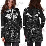 Baphomet Cross Inverted SED-0661 Hoodie Dress