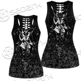 Baphomet Cross Inverted SED-0661 Women Tank Top