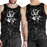 Baphomet Cross Inverted SED-0661 Men Tank-tops