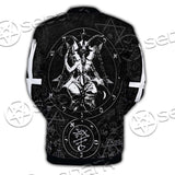 Baphomet Cross Inverted SED-0661 Button Jacket