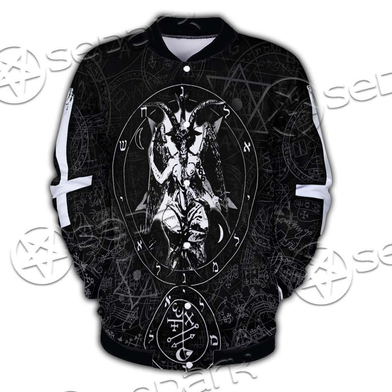 Baphomet Cross Inverted SED-0661 Button Jacket